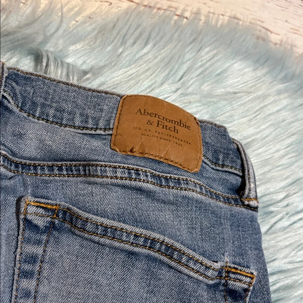 Abercrombie & Fitch Light Blue Stretch Super Skinny Jeans sz 31X30